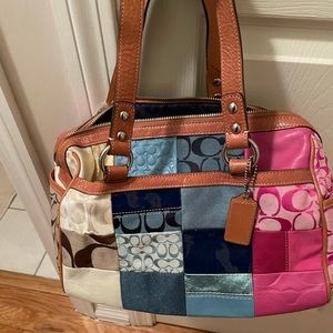 Coach patchwork bag